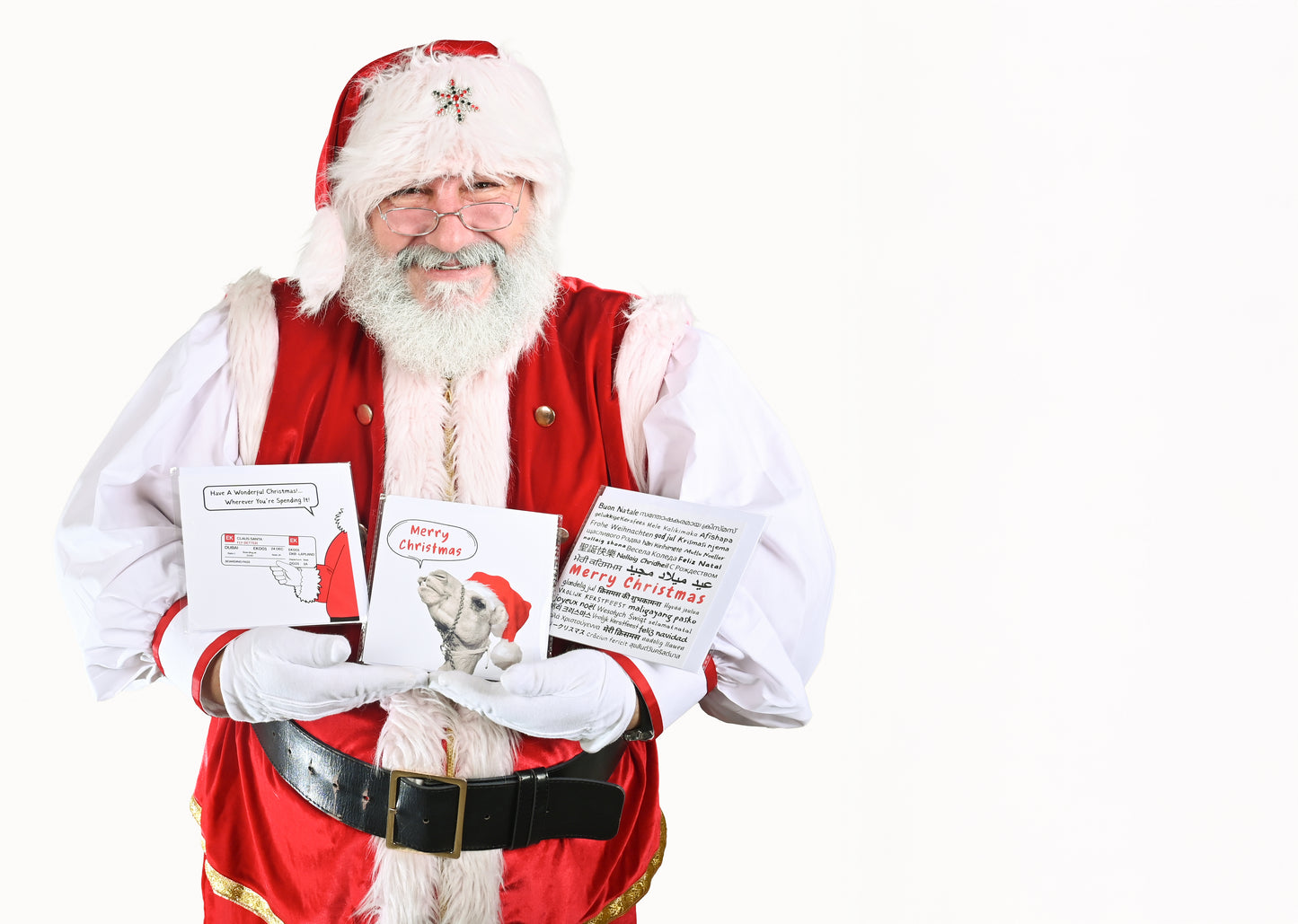 Dubai 'Camel Santa' Christmas Greeting Card