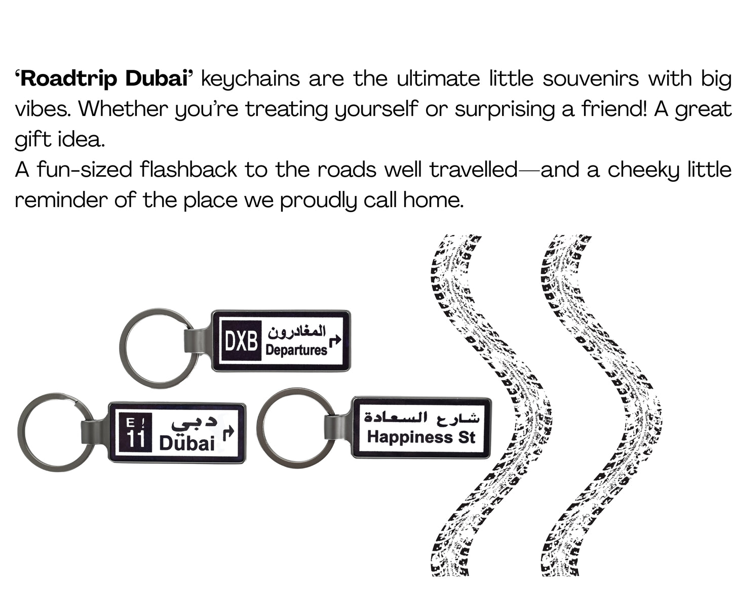 Departures Roadsign Keyring