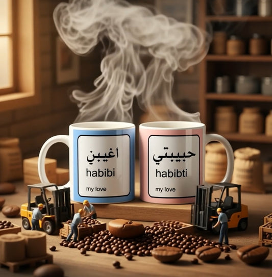 Habibi + Habibti mug gift set