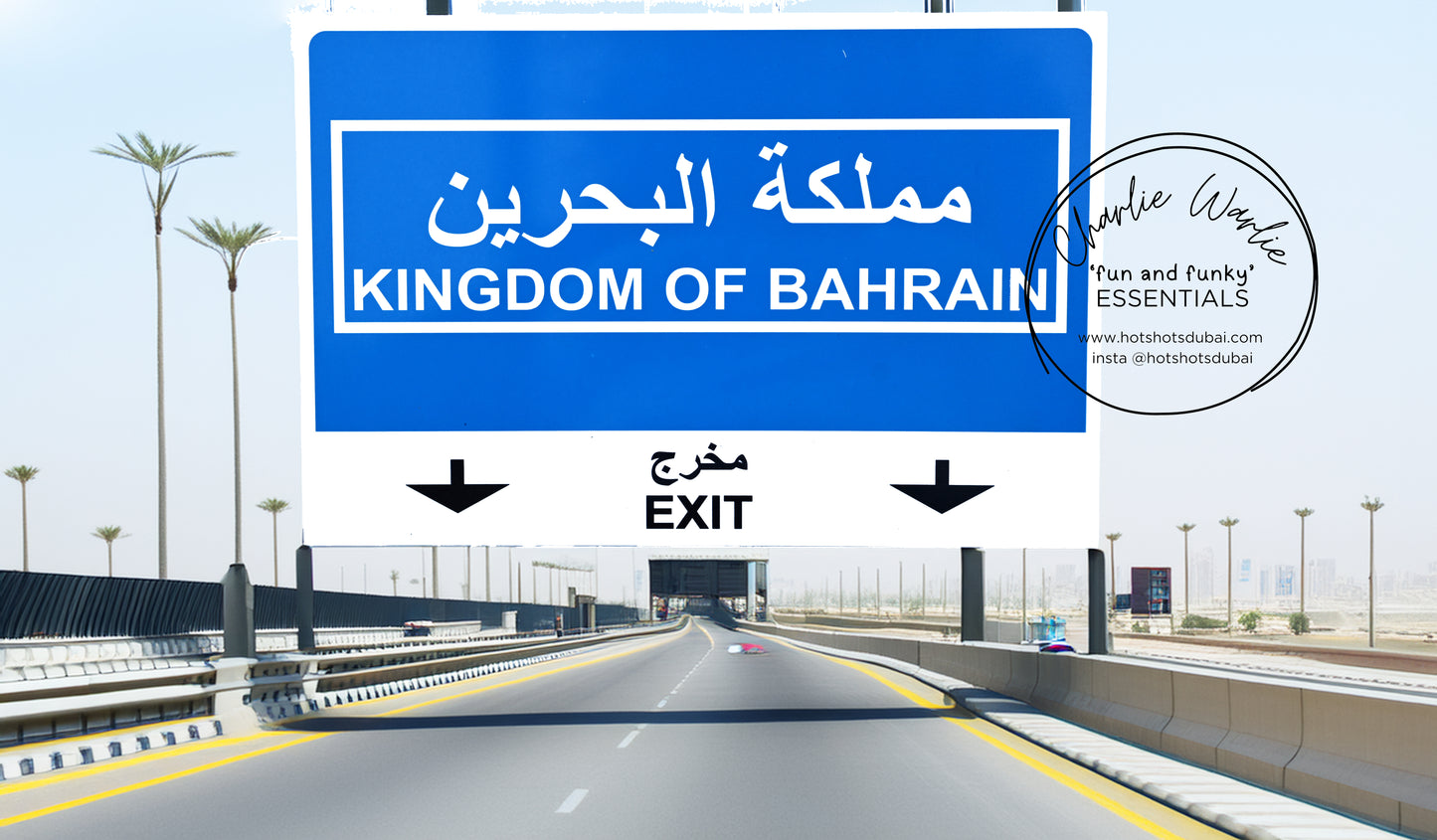 Bahrain Street signs A4 Size